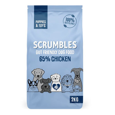 Scrumbles Dry Dog Food Puppy Chicken 2kg