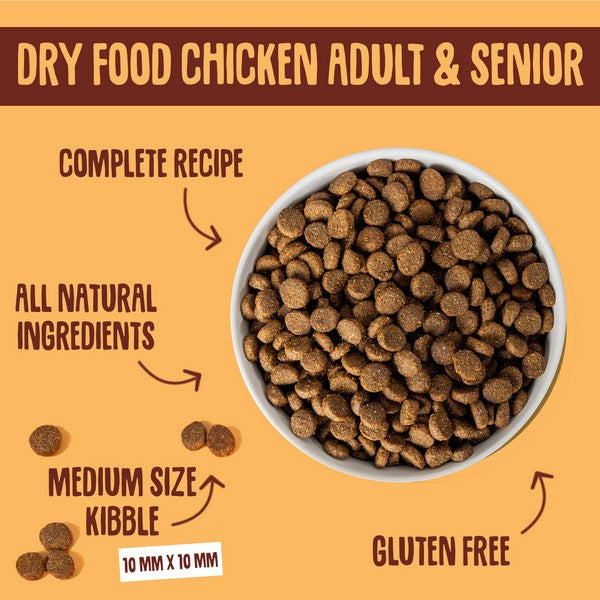 Scrumbles Dry Dog Food Adult Chicken 7.5kg