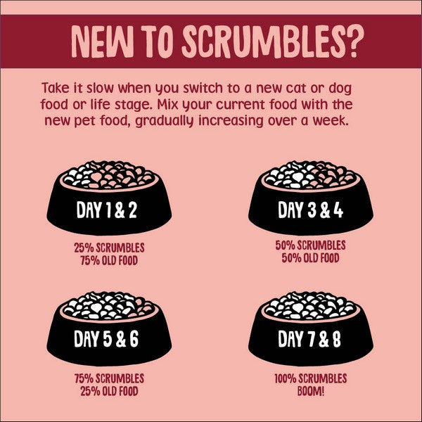 Scrumbles Dry Dog Food Adult Salmon 7.5kg