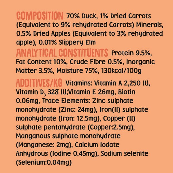 Scrumbles Wet Dog Food Duck 395g