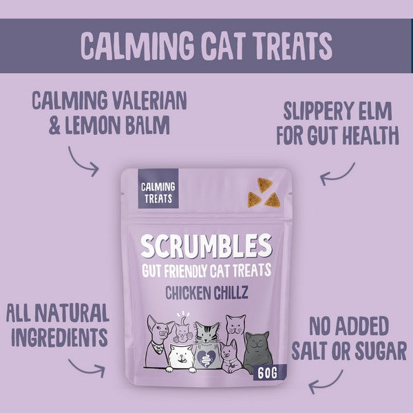 Scrumbles Cat Treats Chillz Calming Treats 60g