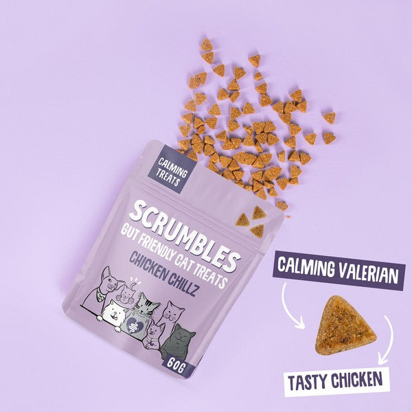 Scrumbles Cat Treats Chillz Calming Treats 60g