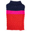 Sotnos Colour Block Red & Pink Sweater Small