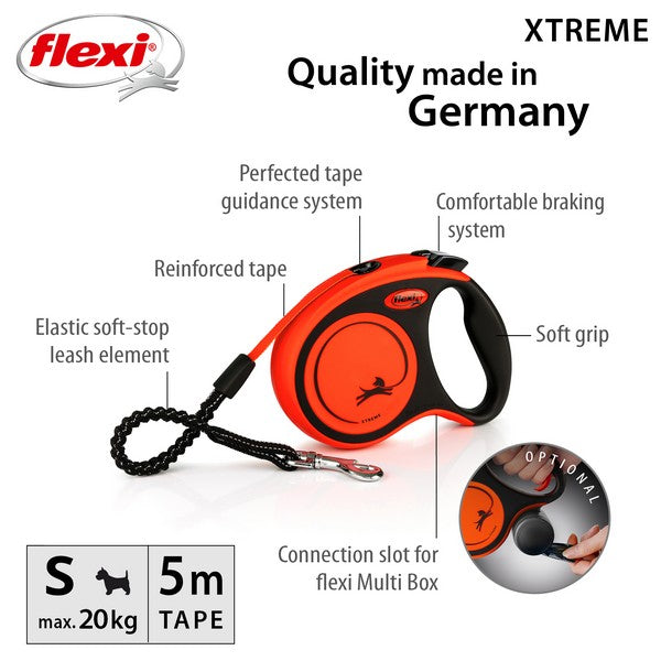 Flexi Xtreme Tape 8m and 5m in Orange - Various Sizes Available