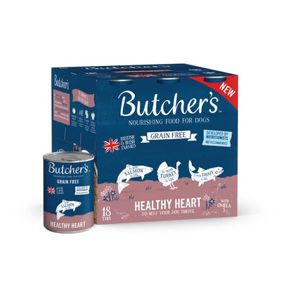 Butchers Healthy Heart Dog Food Tins 18x390g