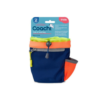 CoA Coachi Train & Treat Bag Navy & Coral