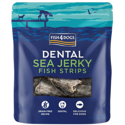 Fish4Dogs Dental Sea Jerky Fish Strips 100g