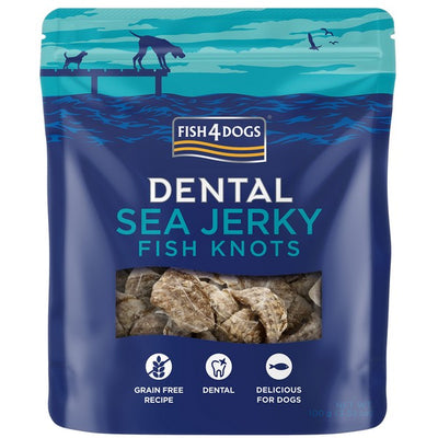 Fish4Dogs Dental Sea Jerky Fish Knots 100g