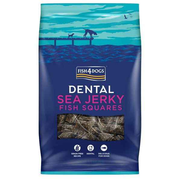 Fish4Dogs Dental Sea Jerky Fish Squares 575g