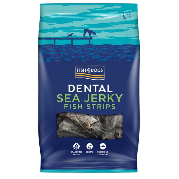 Fish4Dogs Dental Sea Jerky Fish Strips 500g