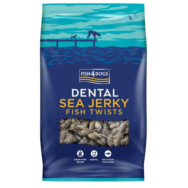 Fish4Dogs Dental Sea Jerky Fish Twists 500g