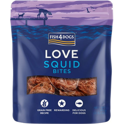 Fish4Dogs Love Squid Bites 80g