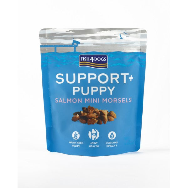 Fish4Dogs Support+ Puppy Joint Health Salmon Morsels 150g