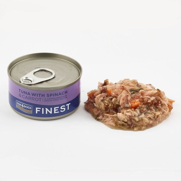 Fish4Dogs Finest Tuna with Carrot & Spinach 85g