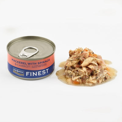 Fish4Dogs Finest Mackerel with Carrot & Spinach 85g