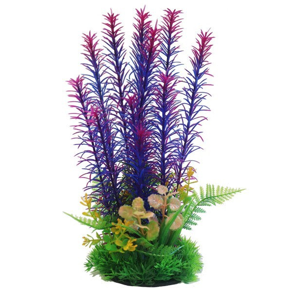 Betta 9Inch Purple and Pink Combi Plastic Plant