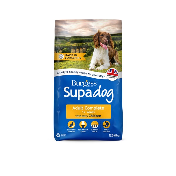 Burgess Supadog Adult Complete with Tasty Chicken 12.5kg