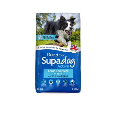 Burgess Supadog Active Chicken and Beef 12.5kg