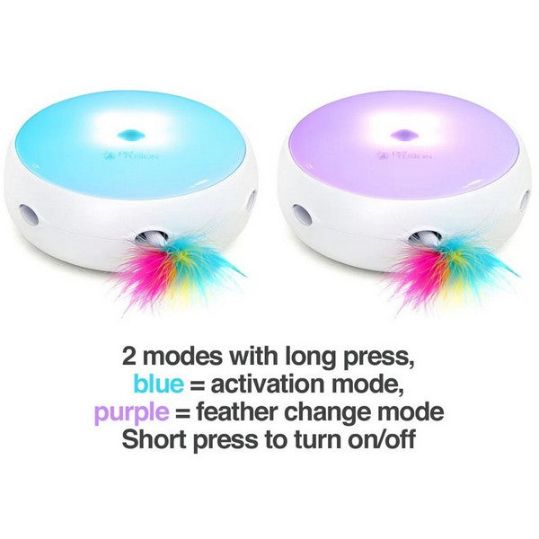 PetFusion Ambush Interactive Electronic Cat Toy with Rotating Feather