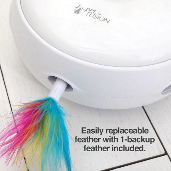 PetFusion Ambush Interactive Electronic Cat Toy with Rotating Feather