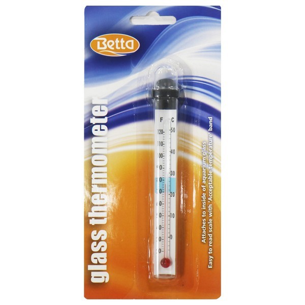 Betta Easy Read Glass Thermometer