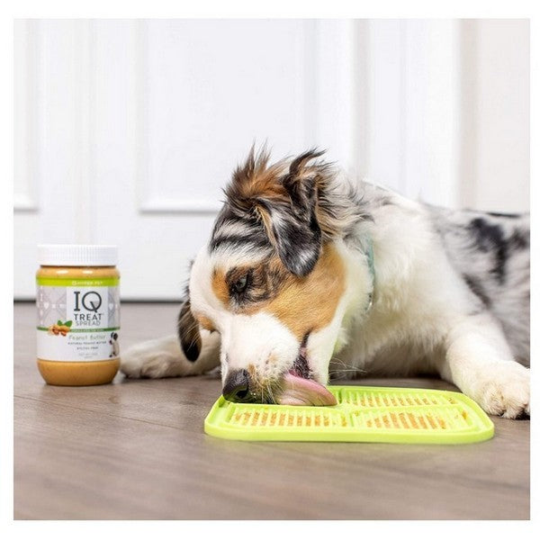 Hyper Pet IQ Treat Mat Reward and Calm Orange and Green 2pack Small