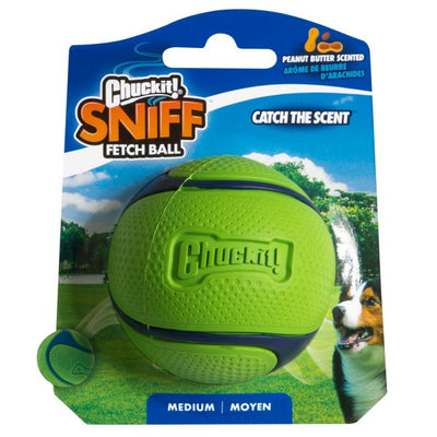 Chuckit! Sniff Fetch Ball Peanut Butter Medium 1pk