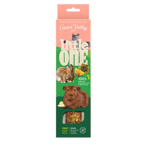 Little One Grainfree Stick for Pet Animals with Fruits 180g