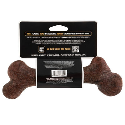 Pet Qwerks Dino Barkbone Steak Medium