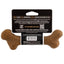 Pet Qwerks Dinosaur BarkBone Peanut Butter Wood Chew Toy Small