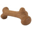 Pet Qwerks Dinosaur BarkBone Peanut Butter Wood Chew Toy Small