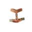 Hurtta Casual Y-Harness ECO Cinnamon 35-45