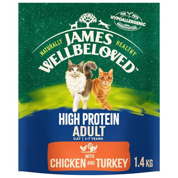 Wellbeloved Cat Adult High Protein Chicken & Turkey