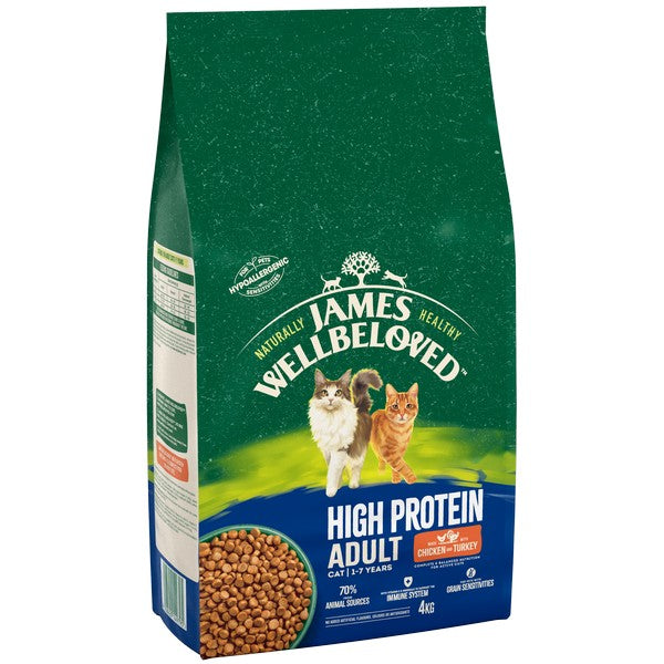 Wellbeloved Cat Adult High Protein Chicken & Turkey