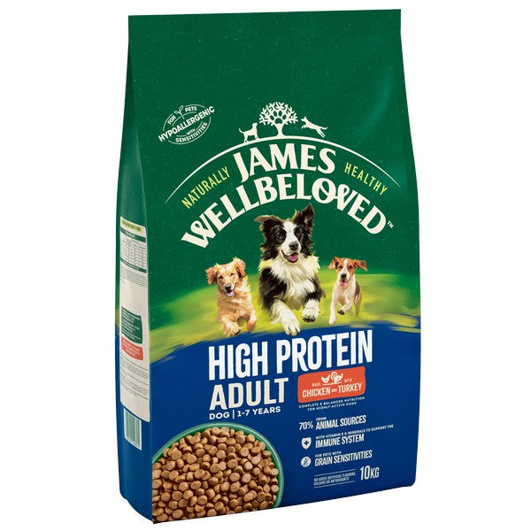 Wellbeloved Dog Adult High Protein Chicken & Turkey 10kg