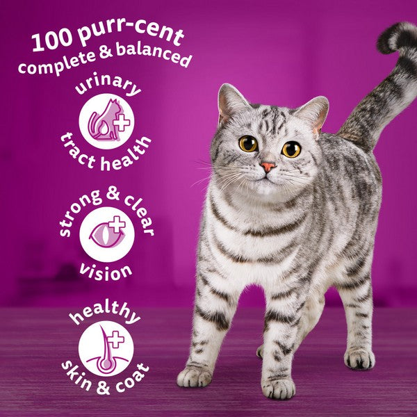 Whiskas 1+ Complete Dry Cat Food - Multiple Flavours