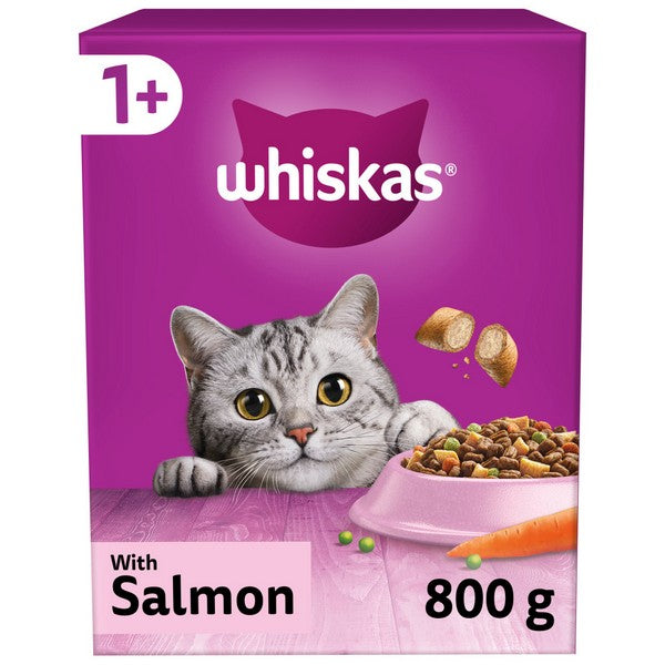 Whiskas 1+ Complete Dry Cat Food - Multiple Flavours