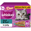 WHISKAS 1+ Cat Pouches in Jelly - Multiple Flavours