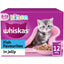 WHISKAS 2-12mths Mixed Menu Cat Pouches in Jelly