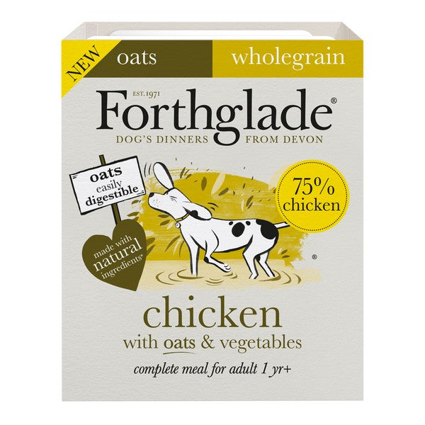 Forthglade Wholegrain Chicken with Oats & Vegeteables Wet Dog Food 395g