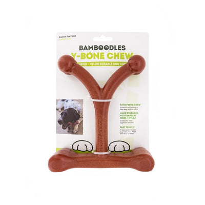 Bamboodles Y Bone Bacon Flavour Large