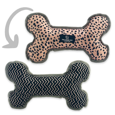 Ancol Soho Dalmatian/Zigzag Patterned Reversible Bone Toy