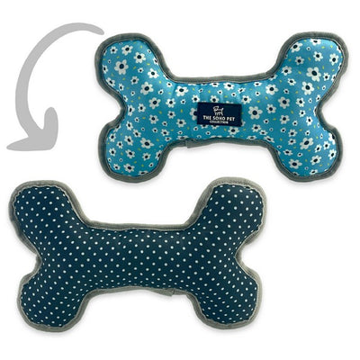 Ancol Soho Daisy/Polka Patterned Reversible Bone Toy