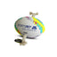 Sportspet Rugby Ball Size 3 in White Yellow and Teal