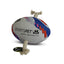 Sportspet Rugby Ball Size 3 in White Blue and Red