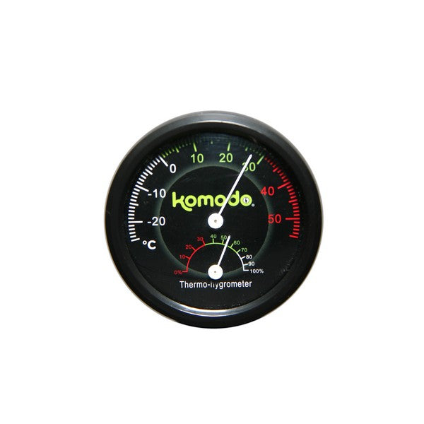 Komodo Combined Thermometer & Hygrometer Analog