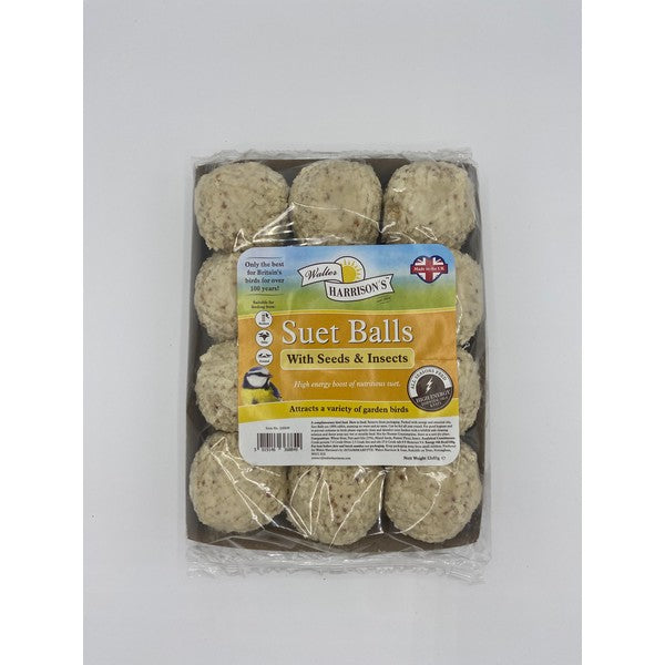 Harrisons Suet Balls No Nets 12 x 85g - Insect