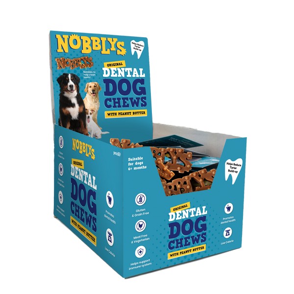 Petello Nobblys Original Peanut Butter Dog Chew 15g (dcse 70)