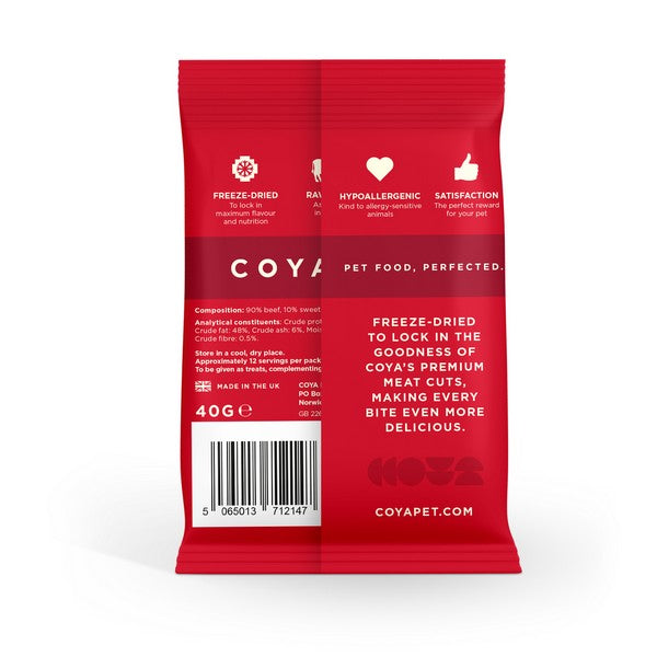 Coya Adult Dog Treats - Beef 40g