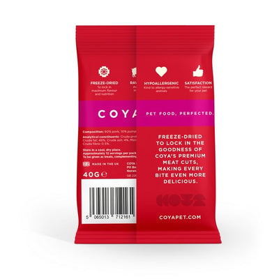 Coya Adult Dog Treats - Pork 40g